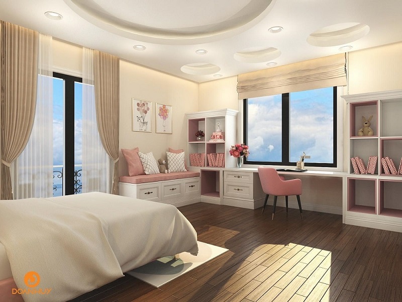 Mách mẹ cách chọn tủ, kệ cho phòng bé gái cực xinh BA0912