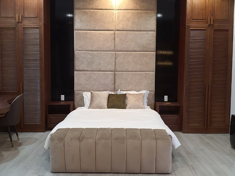 Thi công phòng ngủ phong cách hiện đại sang trọng