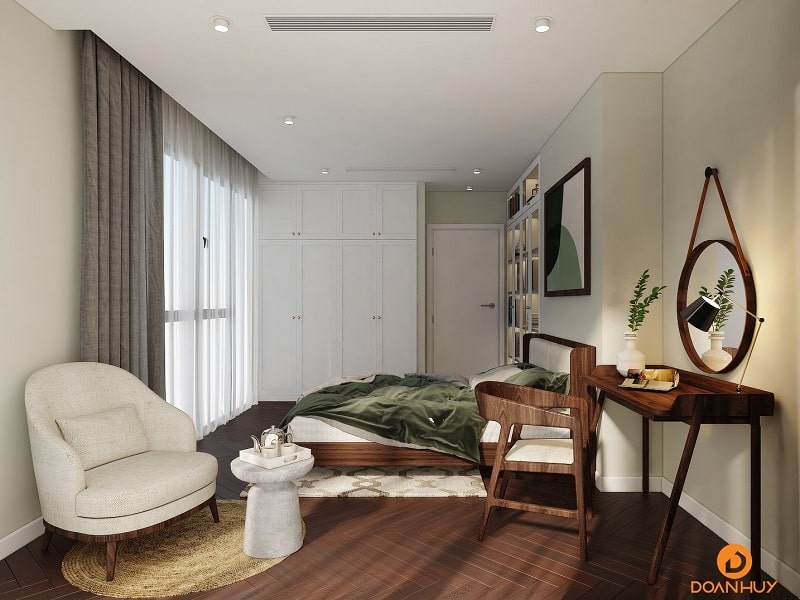 Thiết kế mẫu phòng ngủ mang phong cách Indochine 