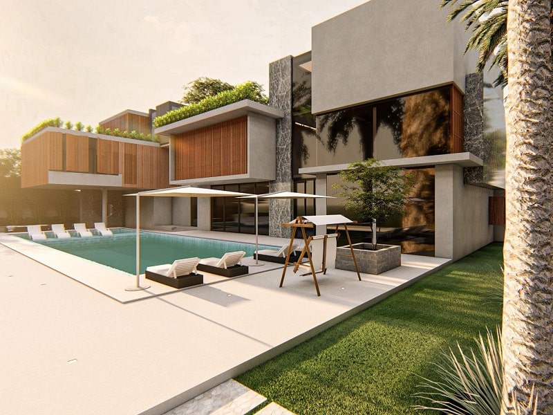 Thiết kế căn Villa hiện đại sang trọng bậc nhất
